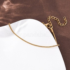 Schlangenkettenarmbänder aus 304 Edelstahl für Damen&nbsp;BJEW-G775-02G
