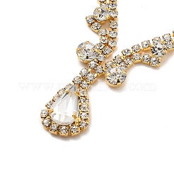 Chaîne de cheveux en alliage de strass&nbsp;OHAR-M044-01G