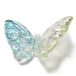 Zweifarbige transparente Acrylperlen&nbsp;X-OACR-E041-06D
