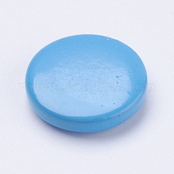 Cabochons di vetro dipinte&nbsp;DGLA-R026-18mm-M