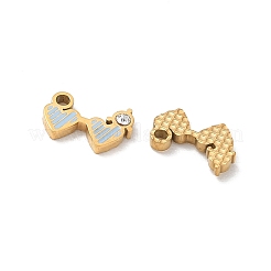 Pendentifs en acier inoxydable 304 émaillés&nbsp;SA-CBA7876-01G
