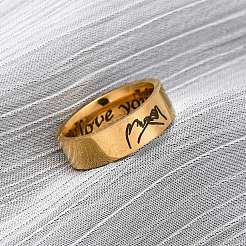 Fingerringe aus Edelstahl 304&nbsp;LS-RJEW-G352-01G