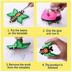 Abc Kunststoff pegboards für DIY Sicherung Perlen verwendet&nbsp;DIY-PH0019-93