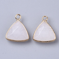 Natürliche weiße Jade Anhänger&nbsp;G-S359-029F