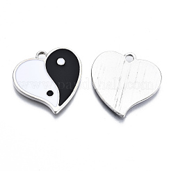 Pendentifs en alliage d'émail écologiques&nbsp;X-ENAM-T011-48P-NR