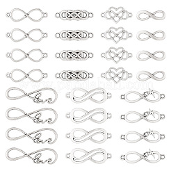 Fascini del connettore della lega di stile tibetano di 42pcs 7 stili&nbsp;FIND-TA0003-14