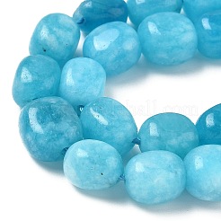 Gefärbte natürliche malaysia jade perlen stränge&nbsp;G-P528-I14-01