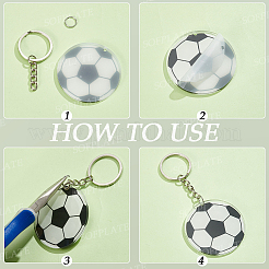 Kits de fabrication de porte-clés de ballon de sport à faire soi-même&nbsp;DIY-SP0007-37