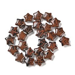 Natur Mahagoni Obsidian Perlen Stränge&nbsp;G-NH0005-024