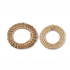 Anelli di maglia intrecciati a mano canna / rattan&nbsp;WOVE-T006-153A