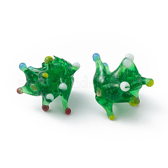 Handgefertigte Bunte Malerei-Perlen zum Thema Weihnachten&nbsp;LAMP-I026-01