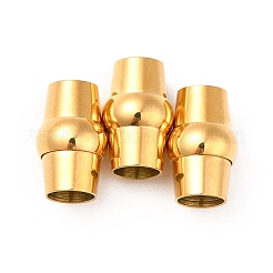 Fermoirs magnétiques en acier inoxydable 304 avec emembouts collées&nbsp;STAS-K006-09B-6mm