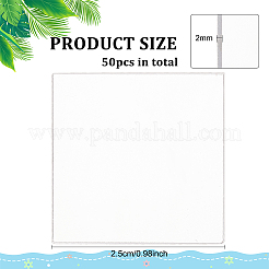 50 transparente Acryl-Display-Basen für Actionfiguren&nbsp;TACR-FG0001-20