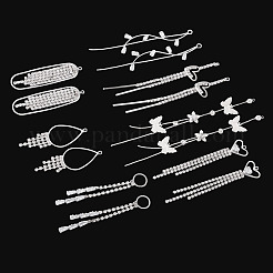 14 pendentif en alliage micro pavé transparent en zircone cubique&nbsp;FIND-TA0008-61