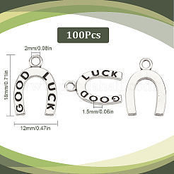 100pcs Legierungsanhänger im tibetischen Stil&nbsp;FIND-SC0004-88