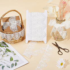 5 Yards Polyester-Blumenspitzenband&nbsp;OCOR-CY0001-49