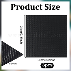 Láminas de fibra de carbono&nbsp;AJEW-WH0880-52A