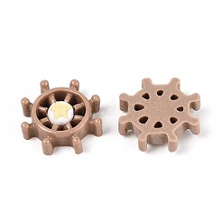 Zahnrad-Cabochons aus undurchsichtigem Harz&nbsp;CRES-T025-36