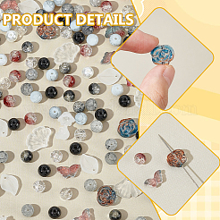 Kit fai da te per la creazione di perline di vetro&nbsp;DIY-PH0023-55