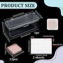 Scatola di plastica per conservare le punte delle unghie&nbsp;MRMJ-PH0003-29A