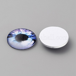 Cabochons en verre&nbsp;GLAA-WH0033-75H-02