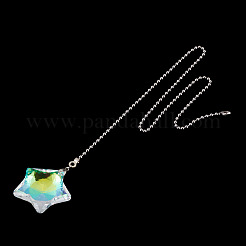 Extensores de cadena para ventilador de techo de vidrio con forma de estrella&nbsp;HJEW-TAC0138