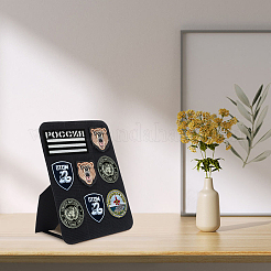 Rechteckiges Polyester-Pin-Sammlungsdisplay&nbsp;ODIS-WH0086-119