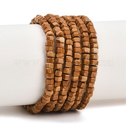 Stränge aus natürlichen gelben Holzspitzensteinen&nbsp;G-G345-C13-2x4mm