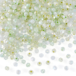 405 Stück galvanisierte transparente Glasperlen&nbsp;GLAA-TA0003-66E