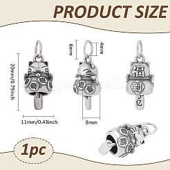 1 Stück S925 Sterling Silber Anhänger&nbsp;STER-BC0003-20C