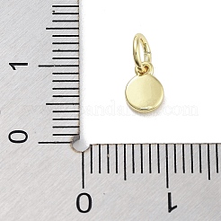 Colgantes de esmalte de latón chapado en rack&nbsp;KK-M293-38G-02