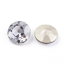 Spitze zurück & zurück plated Glas Strass Cabochons&nbsp;RGLA-J012-10mm-001SA