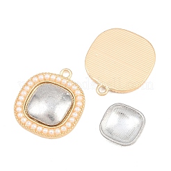Aluminium-Anhänger Fassungen für Cabochons&nbsp;FIND-G112-02E