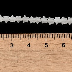 Hilos de abalorios de jade blanco natural&nbsp;G-G085-B28-01
