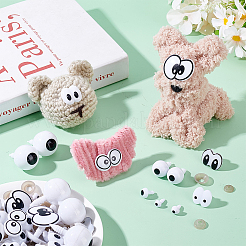 96 Satz 10 Stile Plastikaugen für Puppen zum Basteln&nbsp;DIY-GO0002-40