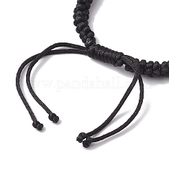 Armbänder aus geflochtenen Perlen aus Fassholz&nbsp;BJEW-JB10365