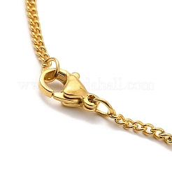 Colliers avec pendentif cœur en strass colorés pour la fête des mères&nbsp;NJEW-G123-02G