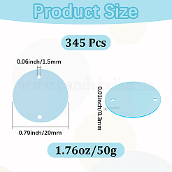 50g ornament zubehör pvc pailletten/pailletten anhänger&nbsp;PVC-CY0001-01A