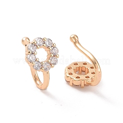 Ohrringe mit klaren Zirkonia-Ringen&nbsp;ZIRC-I064-11G