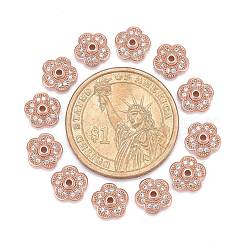 5 micro en laiton -petal ouvrent caps zircons clairs&nbsp;ZIRC-P001-31RG