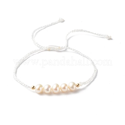 Ensembles de bracelets réglables en fil de nylon pour la fête des mères pour maman et fille&nbsp;BJEW-JB06528-01