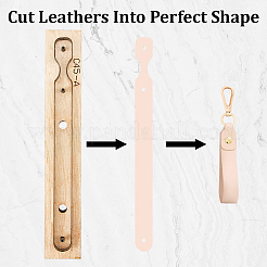 Stanzform zum Ausstanzen von Schlüsselanhängern aus Holz und Leder für DIY-Bastelarbeiten&nbsp;DIY-WH20130-136