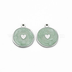 304 Edelstahl-Emaille-Anhänger&nbsp;STAS-S117-028