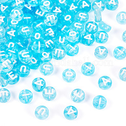 100pcs 5 Arten transparente Acrylperlen&nbsp;TACR-TA0001-54C