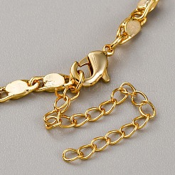 Bracelets à chaîne ovale en laiton pour femmes&nbsp;BJEW-WH20006-06G