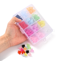 144pcs 12 Farben undurchsichtige Acrylperlen&nbsp;SACR-YW0001-46