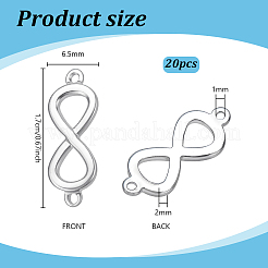 20 pz connettori a maglie in ottone&nbsp;KK-PH0015-47S