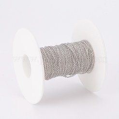 Chaînes de câbles en acier inoxydable 304 résistant au ternissement&nbsp;CHS-F003-09P-C