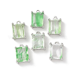 Messing Glas Anhänger / charms&nbsp;KK-Z141-12P