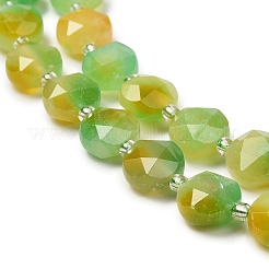 Tinti bianco naturale perle di giada fili&nbsp;G-C116-A181-01C